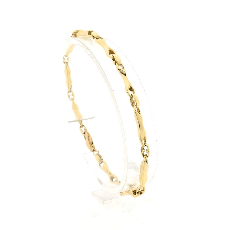 Image 1 of Gold fantasy link bracelet