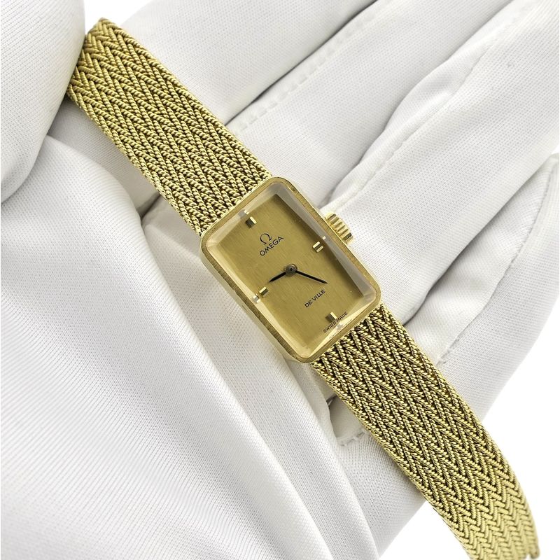 Image 7 of Omega De Ville 8197; 18k gold women's watch