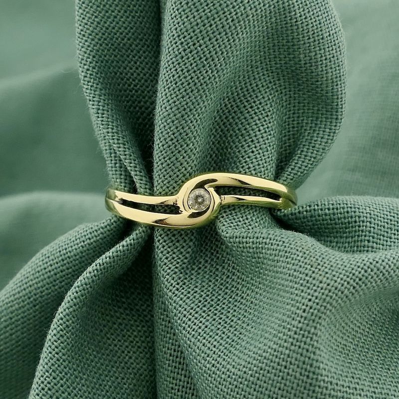 Image 2 of 8 carat ring with zirconia