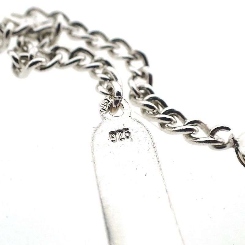 Image 5 of Silver gourmet bracelet with engraving plate | 18 cm