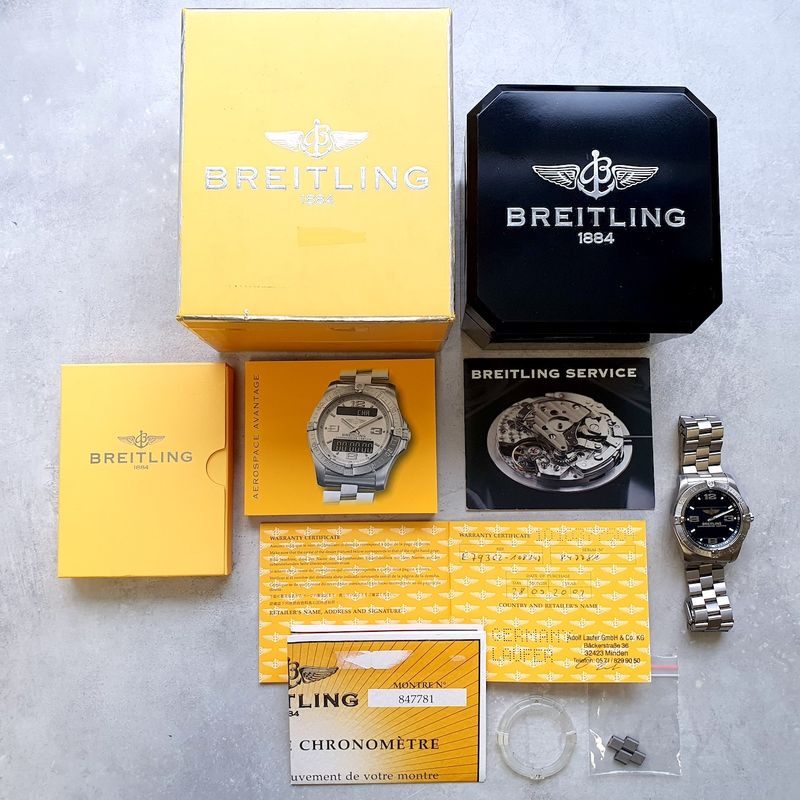 Image 4 of Breitling Aerospace Advantage; Men's Pilot Watch