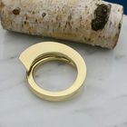 Image 2 of Solid Gold Ring with Organic Design