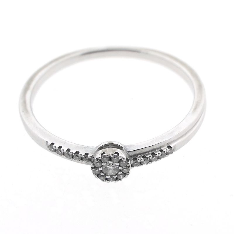 Image 5 of White gold ring with diamonds | 0.11 ct.