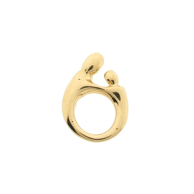Afbeelding 1 van Gouden moeder-kind hanger