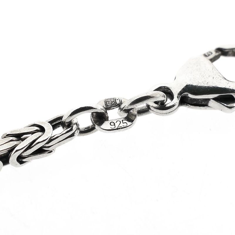 Image 4 of Silver Byzantine Link Bracelet