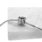 Image 2 of Pandora charm; Silver; Happy Birthday