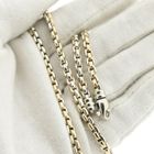 Image 8 of Two-tone gold anchor link necklace | 45.5 cm