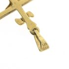 Image 6 of Gold pendant of cross with corpus | INRI