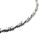 Image 6 of White gold fantasy link necklace | 41 cm