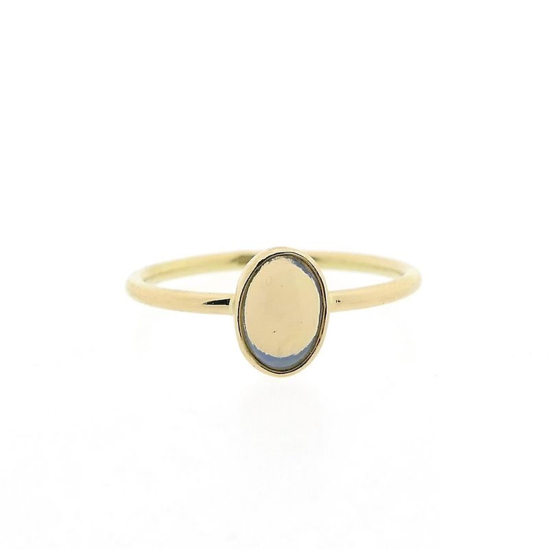 Image 3 of Gold ring with precious opal