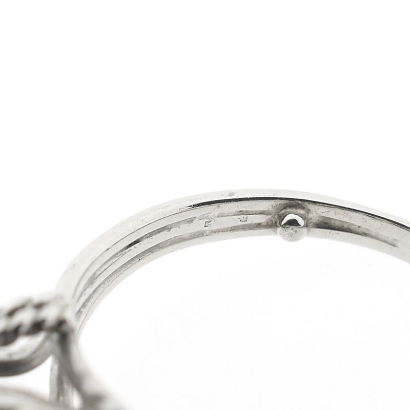 Image 9 of White gold ring set with diamonds