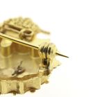 Image 4 of Old Dutch gold brooch with a cap bell