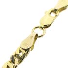 Image 7 of Gold navy gourmet link necklace | 50 cm