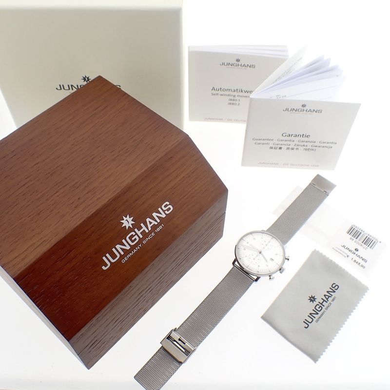 Image 2 of Junghans Max Bill Chronoscope; Automatic chronograph watch
