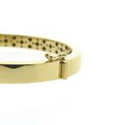 Image 4 of Gold slave bracelet with diamonds; Size S/M