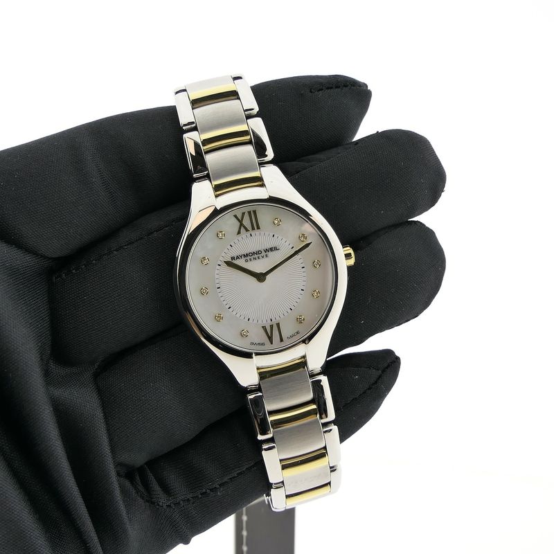 Image 10 of Raymond Weil Noemia 5132-STP-00985; Bi-Color Ladies watch with diamonds