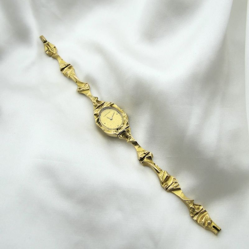 Image 14 of Lapponia 'Pola-Negri'; Vintage 14k. gold design ladies watch