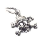 Image 2 of Silver charm; Skull