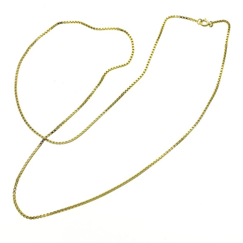 Image 4 of Gold Venetian chain | 61 cm