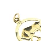 Image 7 of Gold zodiac sign pendant; Taurus