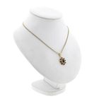 Image 5 of Vintage Gold Pendant with Garnet; 14 Karat