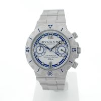 Bvlgari Diagono 'Nautor's Swan'; Limited Edition Chronograph Watch