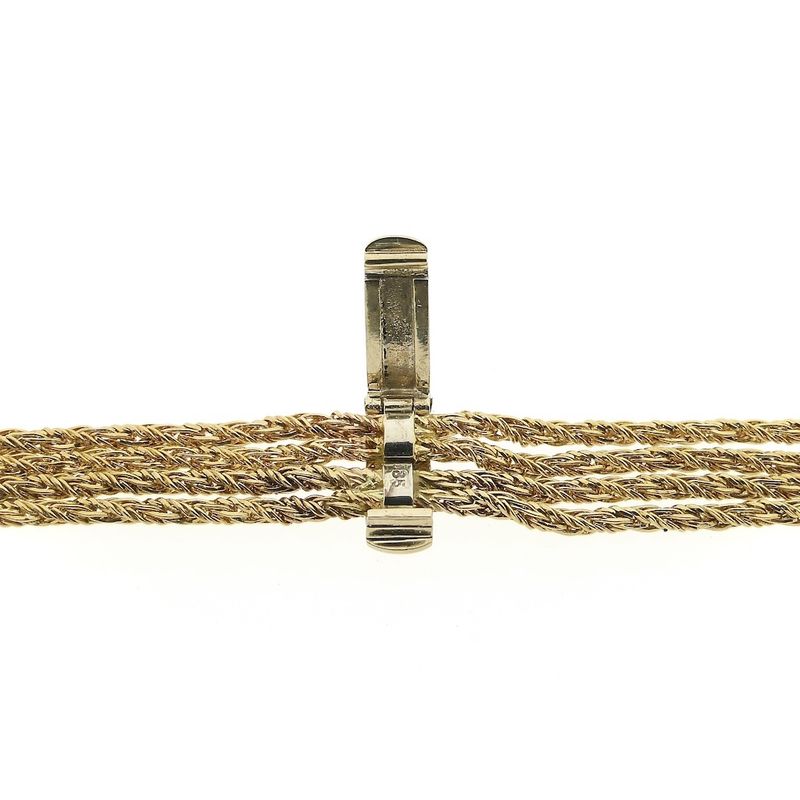 Image 10 of Two-tone gold fantasy link chain