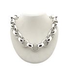Image 1 of Silver robust jasseron necklace | 47 cm
