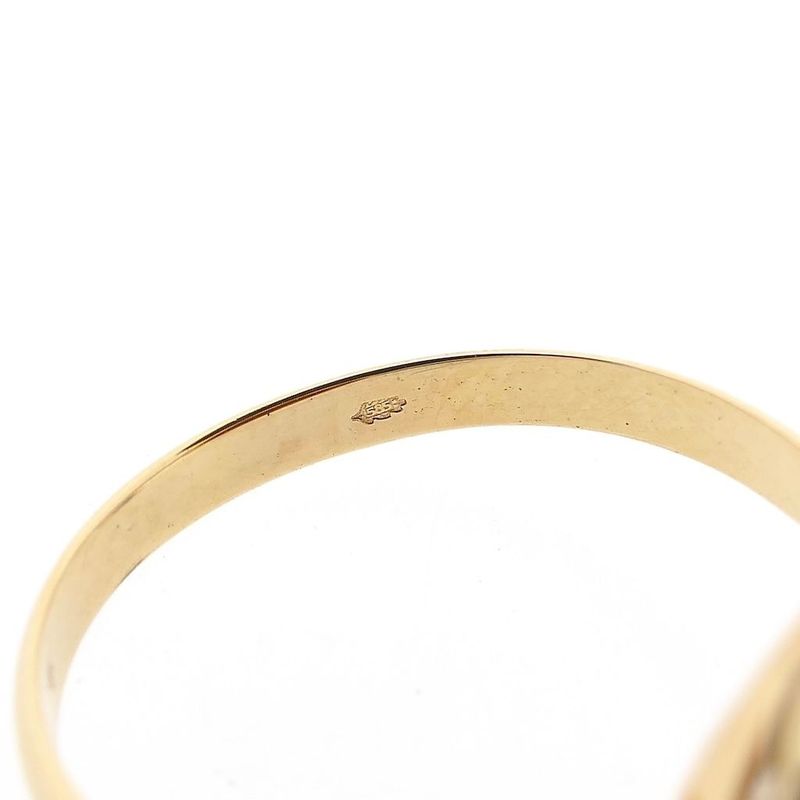 Image 6 of Vintage gold ring with carnelian