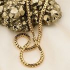 Image 2 of Square Fox Tail Chain; 14 Karat; 45.5 cm
