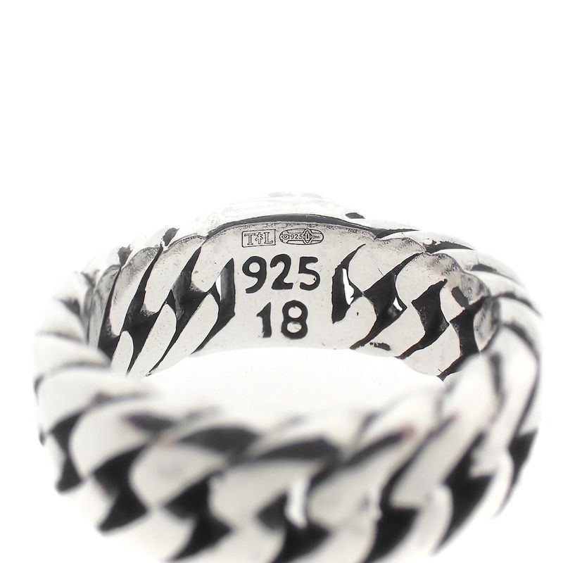 Image 5 of Silver Buddha to Buddha ring chain small