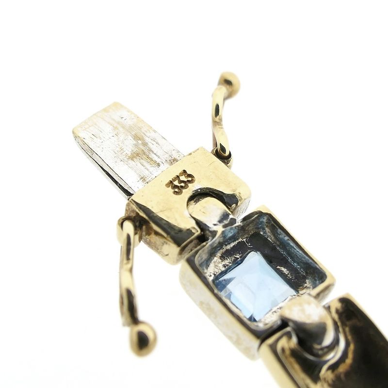 Image 5 of 8-karat aquamarine bracelet | 19 cm