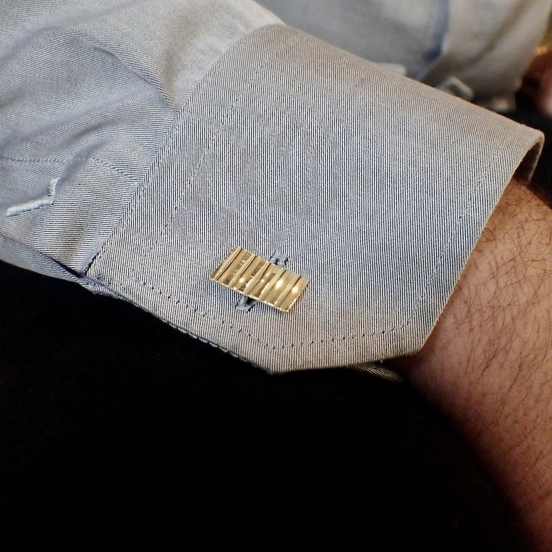 Image 8 of Vintage gold cufflinks