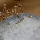 Image 5 of Gold lapel pin, tie pin with diamond | 0.14 ct