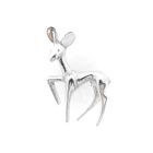 Image 1 of Silver brooch of a hind (female deer)