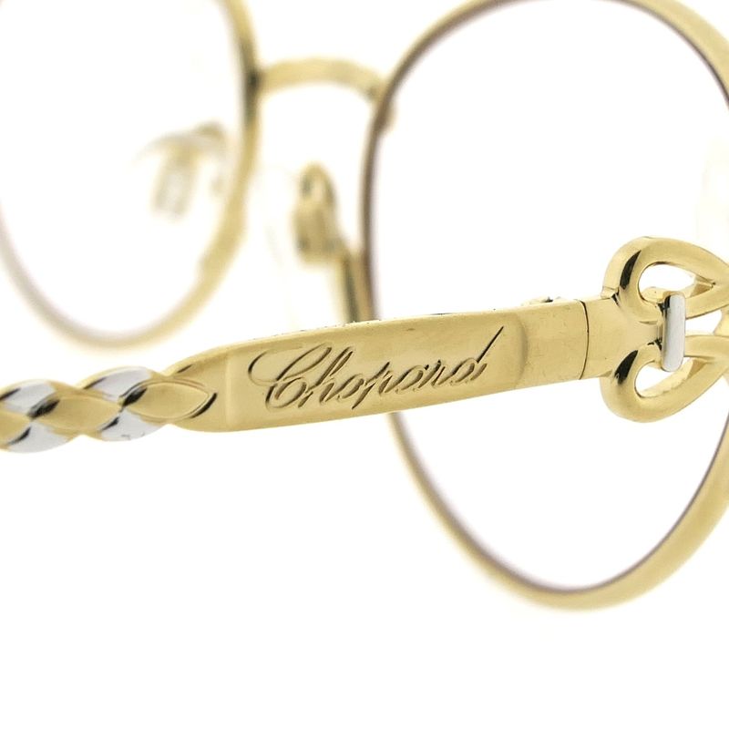 Image 6 of Vintage Chopard women's glasses with clear glass; Gold-plated; 52-20
