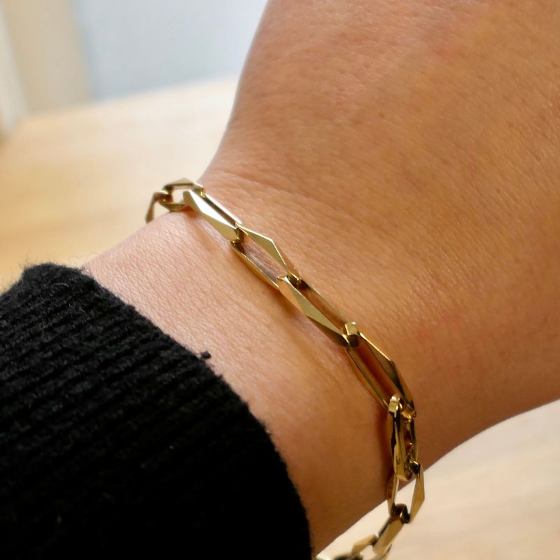 Image 8 of Gold Closed Forever Bracelet