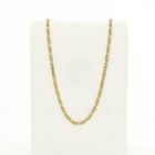 Image 1 of Gold fantasy/gourmet link necklace; Men | 52 cm