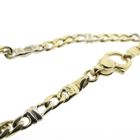 Image 6 of Two-tone gold gourmet link chain