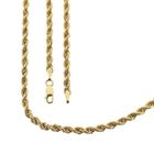 Image 1 of 18K Gold Twisted Link Chain | 61 cm