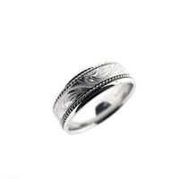 Novell white gold men's ring
