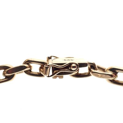 Image 2 of Gold anchor link bracelet