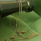 Image 2 of Gold gourmet link chain | 50.5 cm