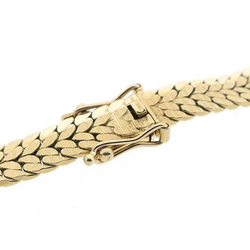 Image 6 of Double gold flat gourmet link chain