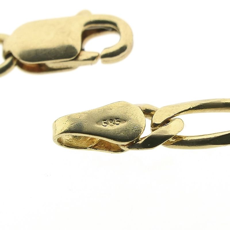 Image 4 of Golden Figaro link chain