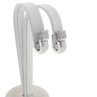 Image 1 of White gold stud earrings set with diamonds | 0.15 ct.