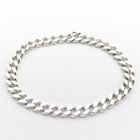 Image 1 of Silver bracelet; gourmet link | 21 cm