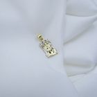 Image 6 of Gold pendant of Christ with zirconia stones