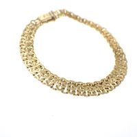Vintage gold link bracelet