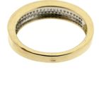 Image 6 of Gold ring pavé set with diamonds; 0.38 ct.